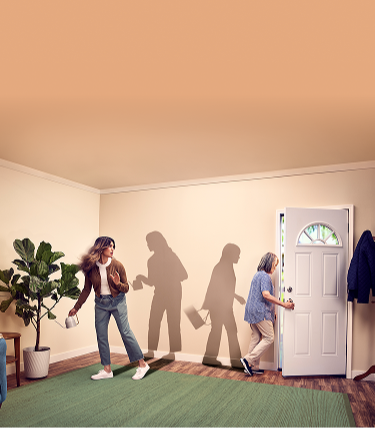 Restless patient with Agitation associated with dementia due to Alzheimer's disease and her caregiver.