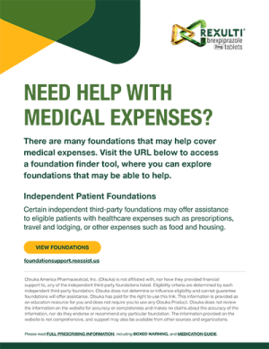 REXULTI Foundation Finder Tool